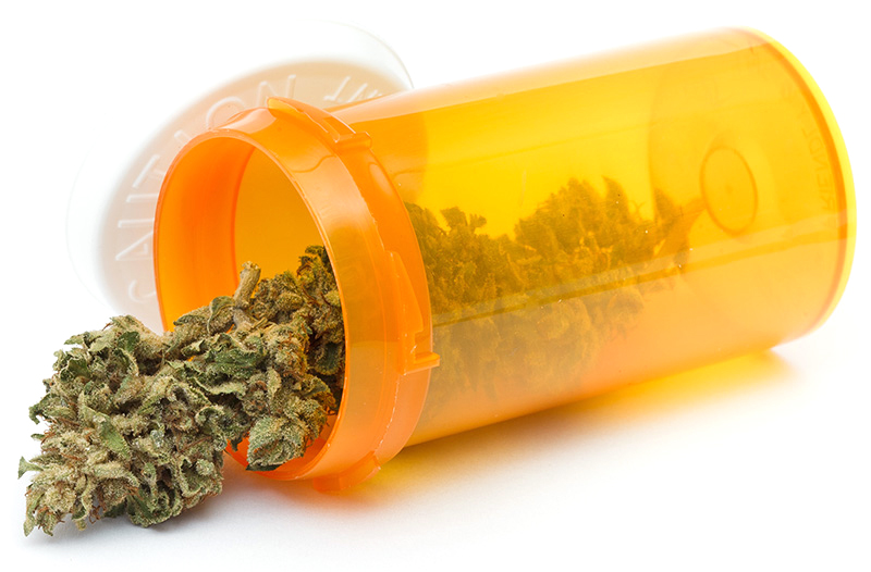 Medical Marijuana in Pill Bottle