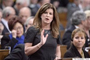 Rona Ambrose in House of Commons on Parliament Hill