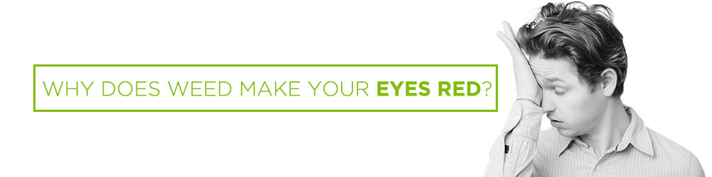 Why does weed turn your eyes red?